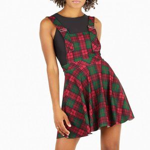 Blackmilk Tartan festive apron dress